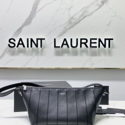 Borsa a tracolla YSL Saint Laurent Le Monogram Bianco