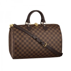 Qualità Specchio Speedy 35 Damier Ebene Con Tracolla N41182 imitazioni perfette