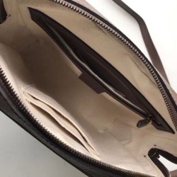 Riproduzione Fedele Ophidia GG piccola borsa messenger 547926 Caffè scuro imitazioni Replica Alta Qualità Ophidia GG piccola borsa messenger 547926 Caffè scuro