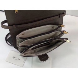 Riproduzione Fedele Ophidia GG messenger bag 548304 Caffè scuro imitazioni Replica Alta Qualità Ophidia GG messenger bag 548304 Caffè scuro