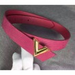 Pari all'originale replica Essential M9457W in pelle Epi V Belt
