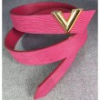 Pari all'originale replica Essential M9457W in pelle Epi V Belt