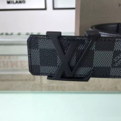 Sito Replica Qualità superiore replica Initiales Damier Graphite Cinture M9808S Imitazioni Replica perfette Qualità superiore replica Initiales Damier Graphite Cinture M9808S