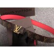 Qualità superiore replica Monogram 30 Cintura reversibile M9498U
