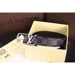 Replica perfette Qualità superiore replica Neogram 30MM cinghia Damier Graphite M6057V