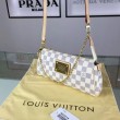 Borse Eva Clutch Damier Azur N55214
