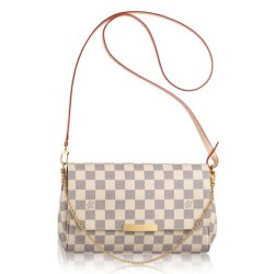 Replica perfette Borse Favorite MM Damier Azur N41275