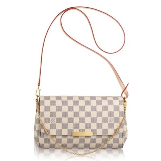 Borse Favorite MM Damier Azur N41275