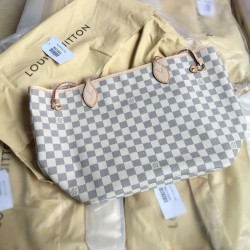 Sito Replica Borse Neverfull MM Damier Azur N41605 Imitazioni Replica perfette Borse Neverfull MM Damier Azur N41605