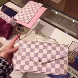 Sito Replica Borse Pochette Felicie Damier Azur N63106 Imitazioni Replica perfette Borse Pochette Felicie Damier Azur N63106