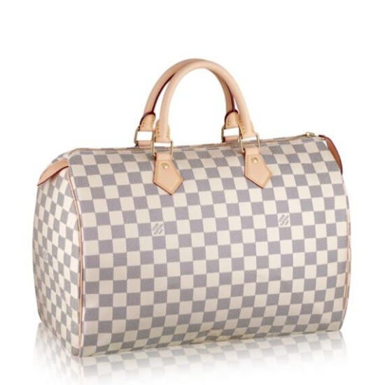 Borse Speedy 35 Damier Azur N41369