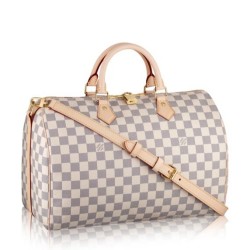 Replica perfette Borse Speedy Bandoulière 35 Damier Azur N41372