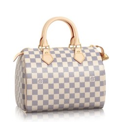 Replica perfette Prezzo Borse Speedy 25 Damier Azur N41371