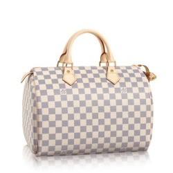 Replica perfette Scontate Borse Speedy 30 Damier Azur N41370
