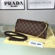 Borse Eva Clutch Damier Ebene N55213