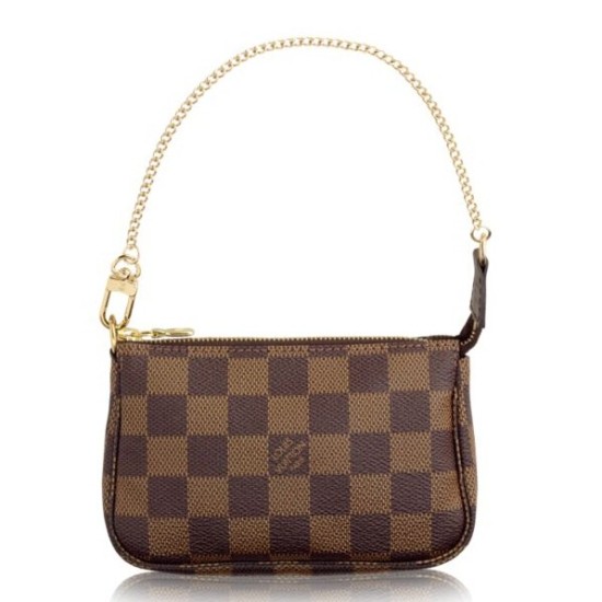 Borse Mini Pochette Accessoires Damier Ebene N58009