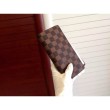 Qualità superiore replica Damier Ebene Canvas Brazza Portafoglio N60017
