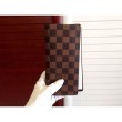 Qualità superiore replica Damier Ebene Canvas Brazza Portafoglio N60017