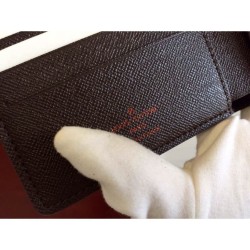 Alta gamma replica Damier Ebene Tela multiplo N60895 Portafoglio