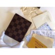 Alta gamma replica Damier Ebene Tela multiplo N60895 Portafoglio