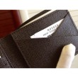 Alta gamma replica Damier Ebene Tela multiplo N60895 Portafoglio