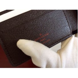Qualità Specchio Alta gamma replica Damier Ebene Tela multiplo N60895 Portafoglio imitazioni perfette