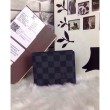 Qualità superiore replica Damier Graphite Tela Florin Portafoglio N63074