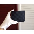 Qualità superiore replica Damier Graphite Tela multiplo N62663 Portafoglio
