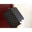 Alta gamma replica Damier Graphite Tela Zippy Organizer N63077