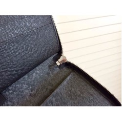 Qualità Specchio Alta gamma replica Damier Graphite Tela Zippy Organizer N63077 imitazioni perfette