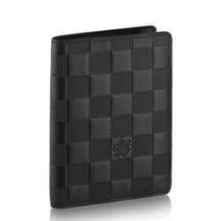 Qualità Specchio Damier Infini James Portafoglio N63007 Nero imitazioni perfette