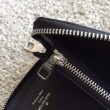 Qualità superiore replica Dettagli perfetti Zippy Portafoglio verticale N63095 Damier Graphite