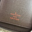 di alta qualit&agrave; Zippy Portafoglio verticale N61207 Damier Ebene