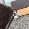 di alta qualit&agrave; Zippy Portafoglio verticale N61207 Damier Ebene