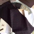 Pari all'originale replica Dettagli perfetti Damier Ebene Petit Sciarpa NM M74199