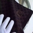Pari all'originale replica Dettagli perfetti Damier Ebene Petit Sciarpa NM M74199