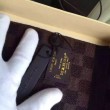 Pari all'originale replica Dettagli perfetti Damier Ebene Petit Sciarpa NM M74199