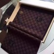 Pari all'originale replica Dettagli perfetti Damier Ebene Petit Sciarpa NM M74199