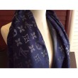falso Monogram Blu Scialle M72412