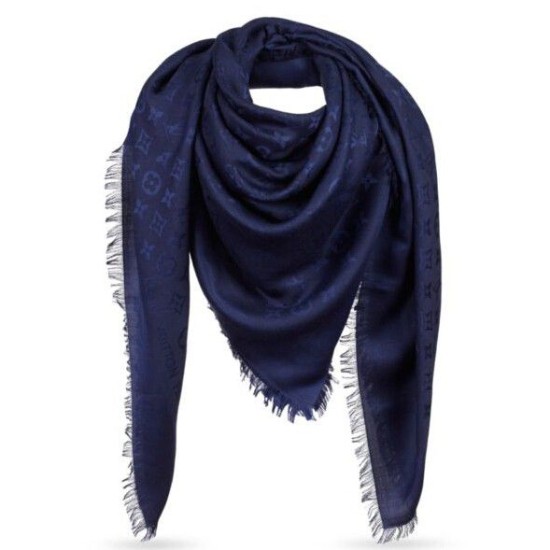 falso Monogram Blu Scialle M72412