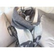 Alta gamma replica grigio Cardiff Sciarpa M74205
