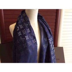 Sito Replica falso Monogram Blu Scialle M72412 Qualità Specchio falso Monogram Blu Scialle M72412 imitazioni perfette