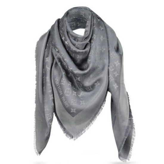 Monogram grigio brillare Scialle M75120