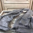 Monogram grigio brillare Scialle M75120