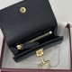Replica qualità specchio Pari all'originale replica Porta carte Gucci Softbit 828148 Nero