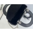 Borsa Dior Mini Lady Dior Arco con ciondoli D.I.O.R  neri hardware argento
