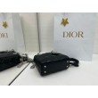 Borsa Dior Mini Lady Dior Arco con ciondoli D.I.O.R  neri hardware argento
