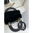 Borsa Dior Mini Lady Dior Arco con ciondoli D.I.O.R  neri hardware dorato