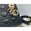Borsa Dior Mini Lady Dior Arco con ciondoli D.I.O.R  neri hardware dorato