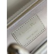 Borse Replica Dior piccola Lady Dior My ABCDior con ciondolo D.I.O.R agnello cannage Albicocca